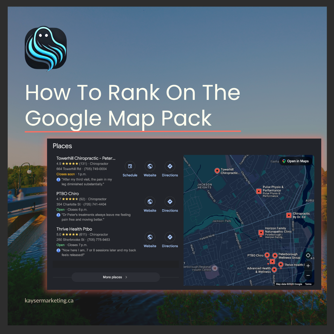 How to rank in the Google map pack in Peterborough (the free stuff that beats ads)