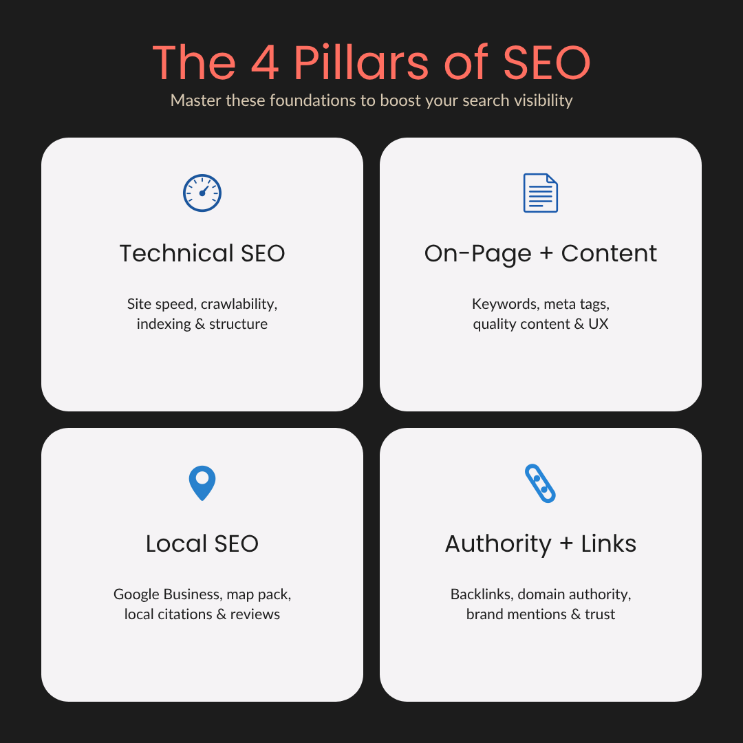 4 Main Parts of SEO